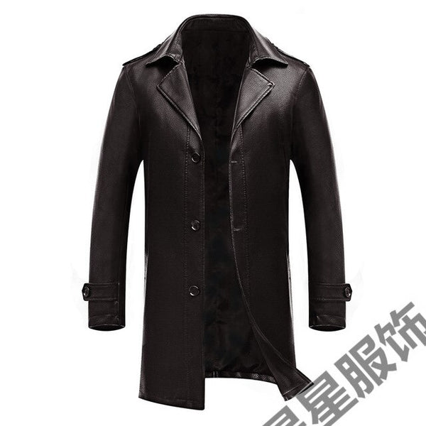 Plus 8XL 6XL 5XL 4X Men Leather Jackets Sheepskin Male Outwear Jackets Autumn Casual Jacket Men Fashion Long Man Leather Jackets