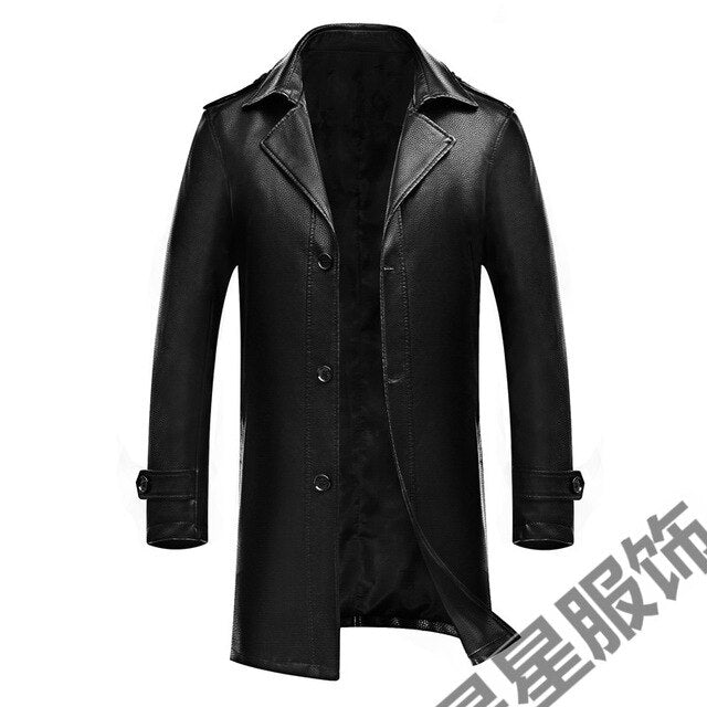 Plus 8XL 6XL 5XL 4X Men Leather Jackets Sheepskin Male Outwear Jackets Autumn Casual Jacket Men Fashion Long Man Leather Jackets