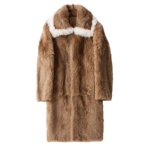 Winter Real Fur Coat Men Genuine Leather Jacket Natural Sheep Fur Coats Long Shearling Jacket Men Clothes 2019 V19131 KJ3333