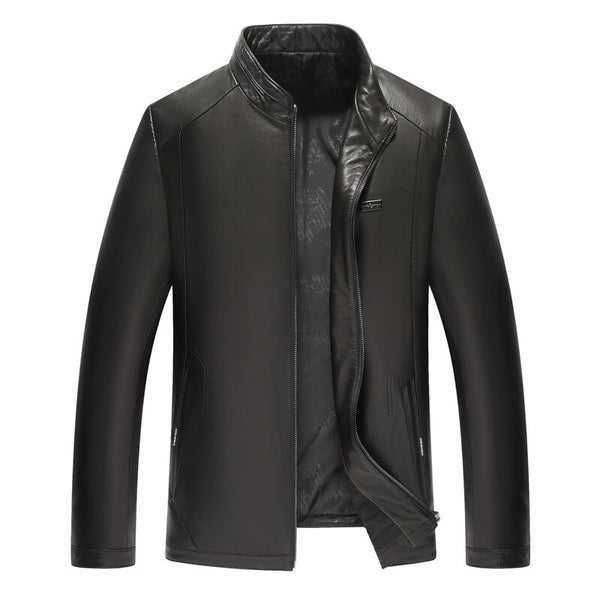 Winter Mens Genuine Leather Jackets Brand Real 100% Sheepskin Coat Jaqueta Couro Male Genuine Leather Jacket for Men