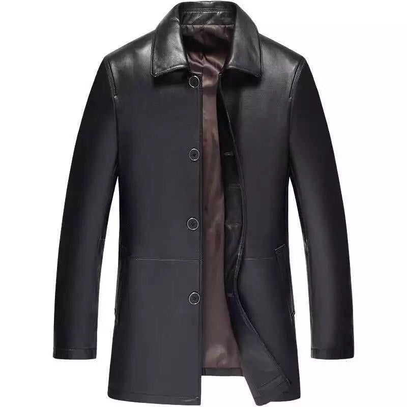 New Genuine leather jacket men sheepskin leather jacket coat spring autumn thin leather jacket real leather jacket men MX1099