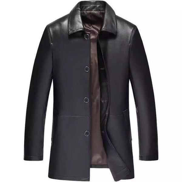 New Genuine leather jacket men sheepskin leather jacket coat spring autumn thin leather jacket real leather jacket men MX1099