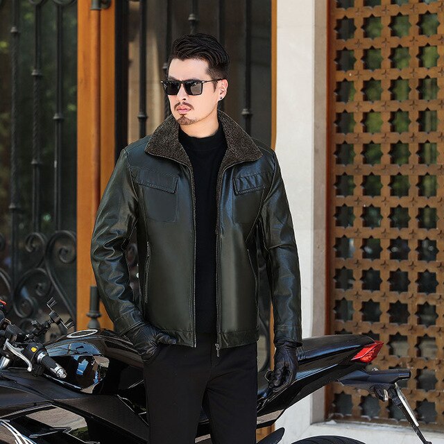Plus 8XL 6XL 5XL 4XL New Winter Motorcycle male Leather Jacket Men Windbreaker PU Jackets Male Outwear Warm PU Baseball Jackets