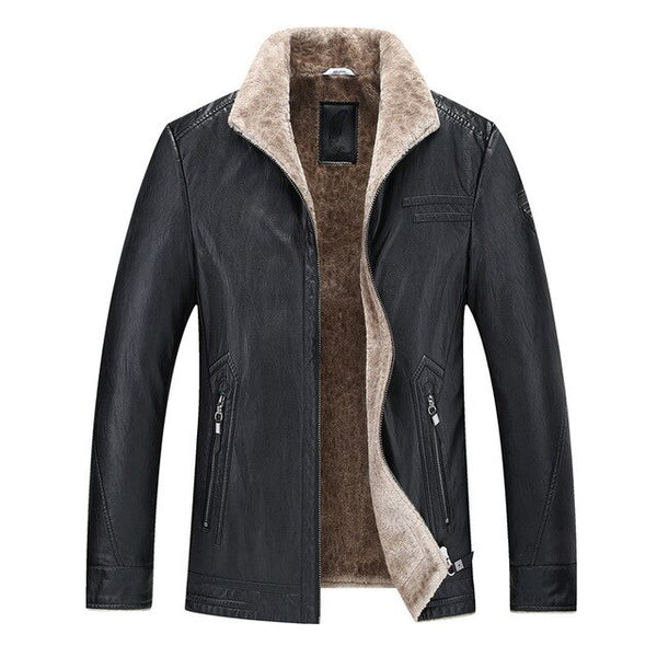 10XL 9XL 8XL7XL new Pilot Leather Jacket Brown Black Fur Genuine Leather Jacket Men Winter Natural Sheep skin Coat Free Shipping