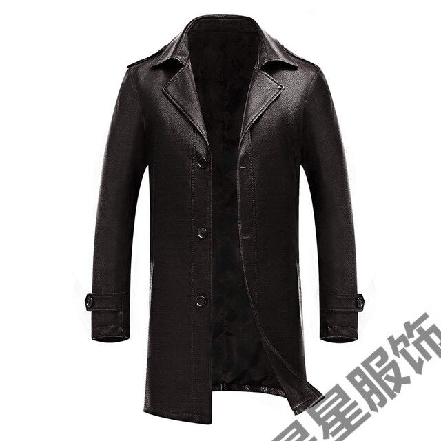 Plus 8XL 6XL 5XL 4X Men Leather Jackets Sheepskin Male Outwear Jackets Autumn Casual Jacket Men Fashion Long Man Leather Jackets