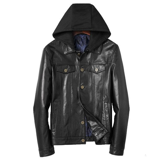 Man Locomotive Self-cultivation Flower Lining Can Shirk Responsibility Hats Fund Leisure Time Sheep Leather Jacket Loose Coat