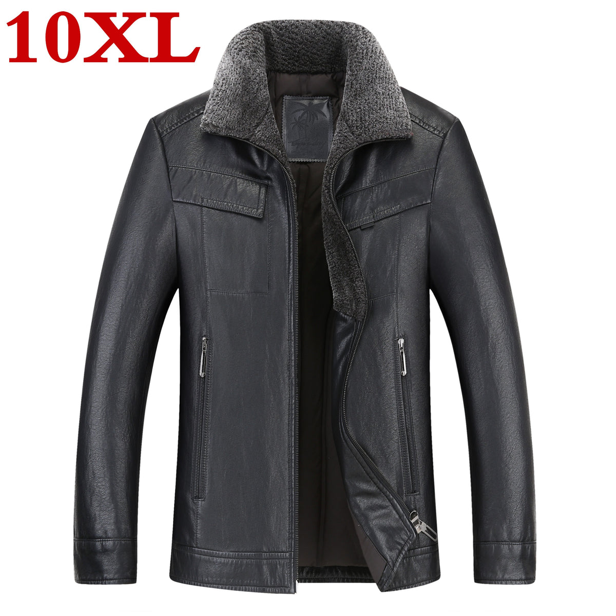 new plus size 10XL 9XL  8XL 7XL sheepskin coat  men  genuine leather  mens jacket High quality Thicken locomotive leather jacket