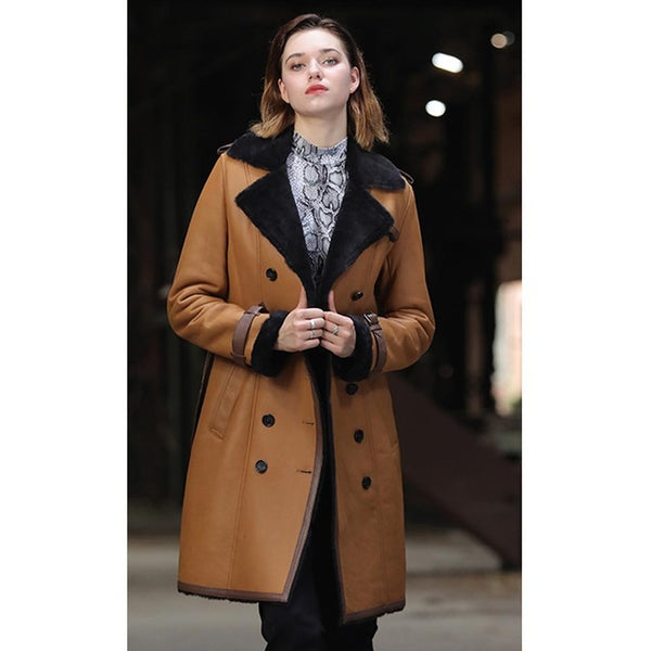 2019 Men's Sheepskin Coat Genuine Leather Male Formal Casual Winter Long Thick Jacket Sheepskin Shearling Men Fur Outwear 5XL