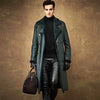 Male Leather Jacket Men's Long Leather Jackets Collars Man Natural Sheepskin Fur Coat To Keep Warm Free Shipping
