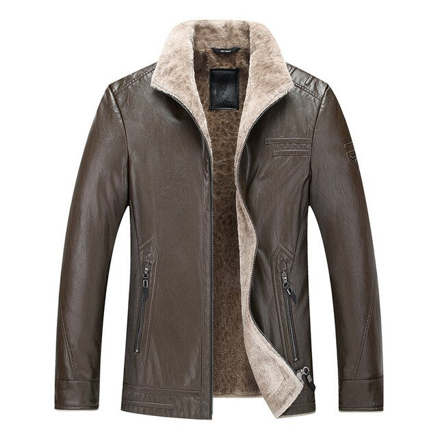 10XL 9XL 8XL7XL new Pilot Leather Jacket Brown Black Fur Genuine Leather Jacket Men Winter Natural Sheep skin Coat Free Shipping