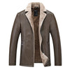 10XL 8XL Winter men genuine leather coats pigskin pilot jacket faux lamb wool motorcycle jackets manteau homme veste cuir homme